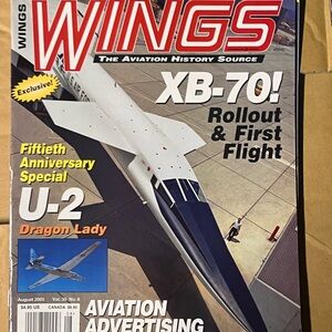 2 issues of Wings vintage magazines